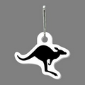 Zippy Clip - Kangaroo Silhouette Tag W/ Clip Tab